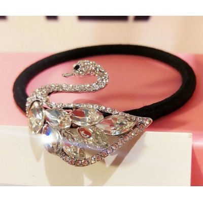 New Design Hair Band Women Top Grade Swan Crystal Hair Band